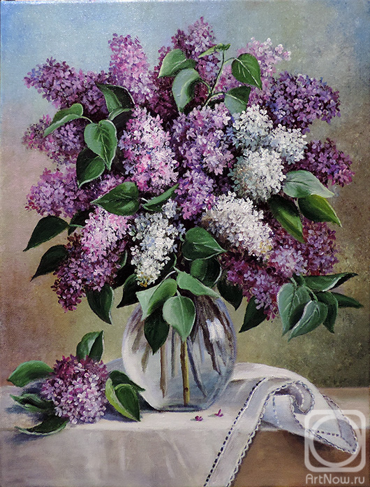 Vorobyeva Olga. White lilac
