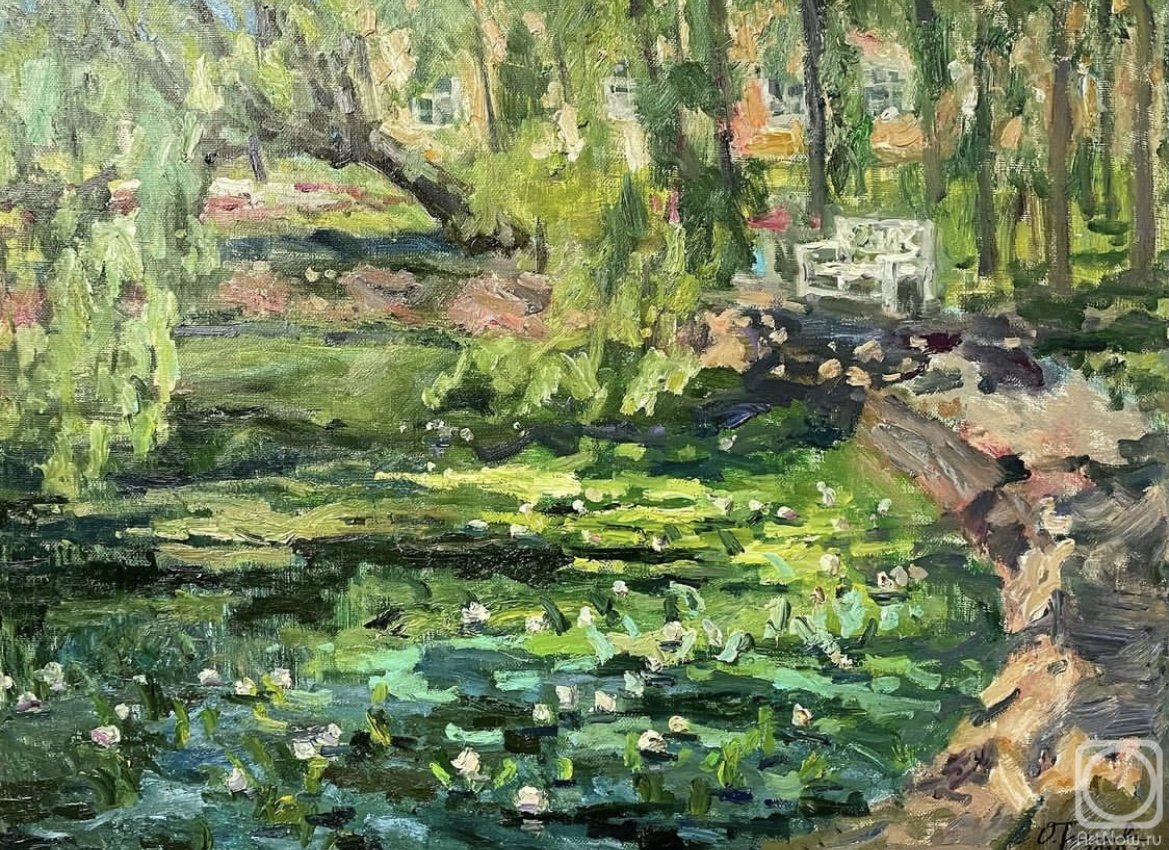 Tihonova Olga. Pond in the Bernovo estate