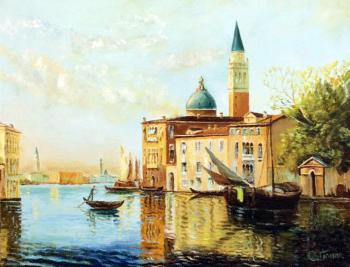 Canal view in Venice (Copies Of Paintings). Gaponov Sergey