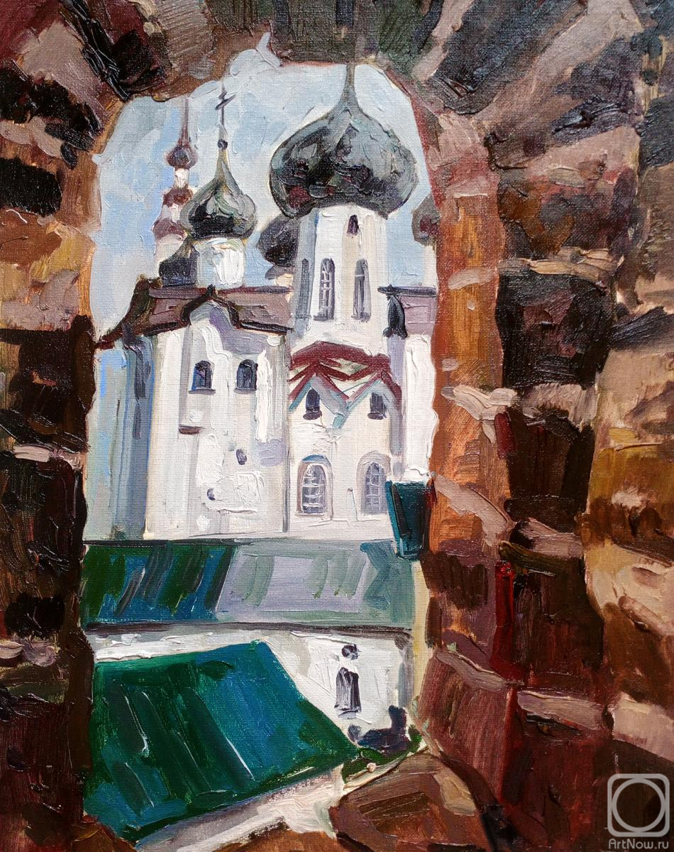 Gerasimova Natalia. View of the Spaso-Preobrazhensky Monastery