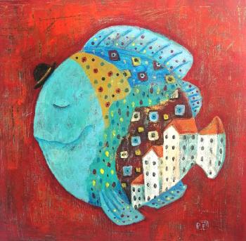 City fish (Fairy Tale Picture). Razina Elena
