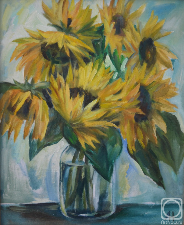 Leonteva Natalya. Sunflowers