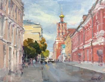 Petrovka street (Moscow Petrovka Painting). Poluyan Yelena