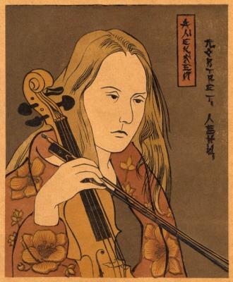 Japanese portrait of Lena. Kofanov Alexey