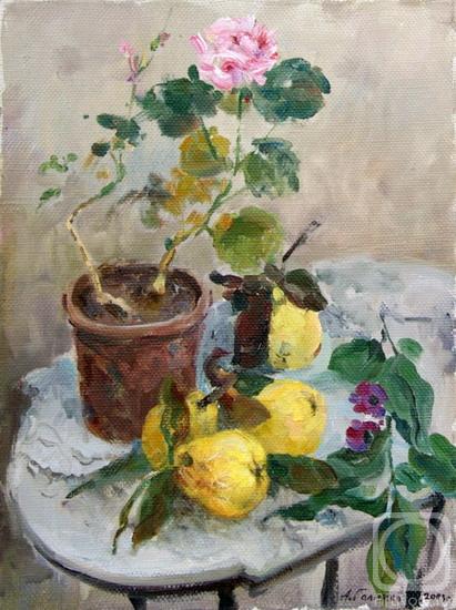 Galimov Azat. Still life with quince