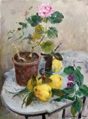 Still life with quince. Galimov Azat