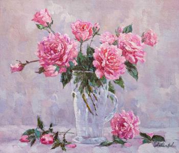 Poetry of the Rose (Rose Oil Canvas). Vlodarchik Andjei