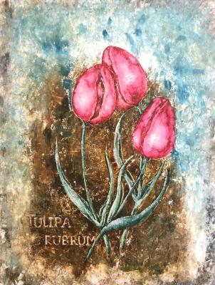 Tulip red. Elsukova Elena