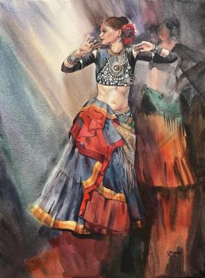 Dance (Painting With A Dancer). Veyner Nataliya