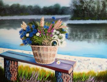 Wild flowers (Painting White Lake). Mironova Margarita