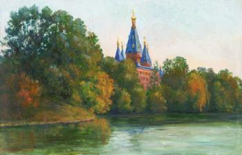 Shumakova Elena Valeryevna. Etude with a pond