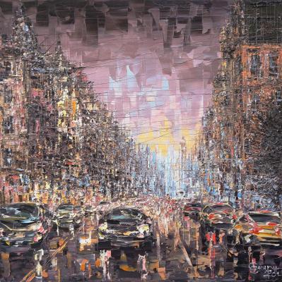 Lights of night Petersburg. Smirnov Sergey