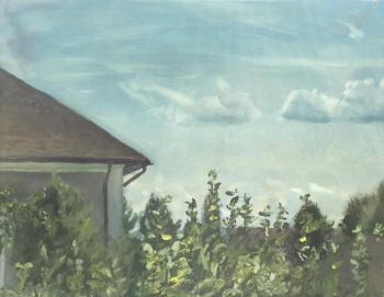 Sketch next to the house. Shihov Vladislav