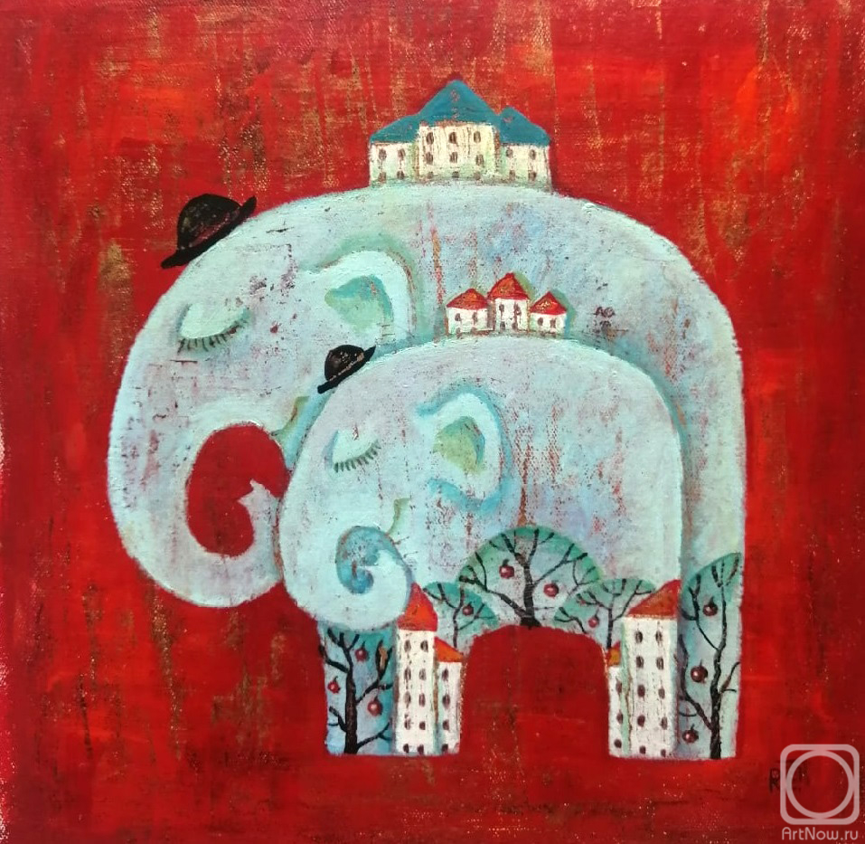 Razina Elena. Elephants for happiness