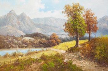 Autumn in the mountains. Pastoral. Sharabarin Andrey