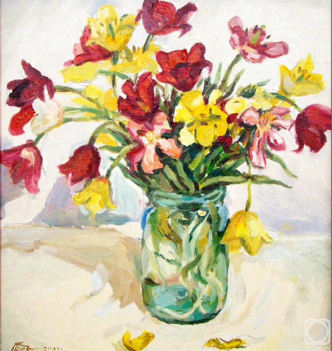 Zlobin Pavel. Steppe tulips