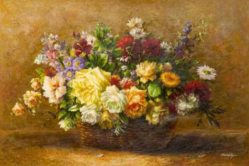 Bouquet in a basket (  ). Kamskij Savelij