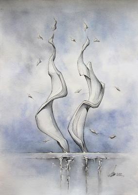 Dance (Dance Watercolor). Pshenichnyi Andrey