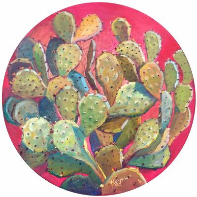 Opuntia cactus. Veyner Nataliya