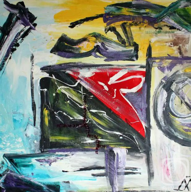 Apon Yana. Red Rectangle