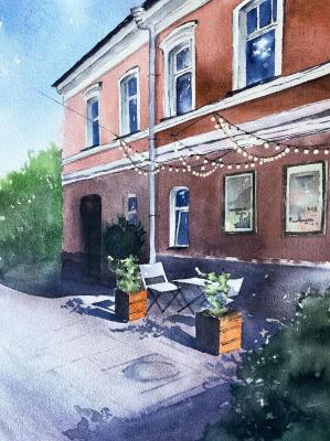 Street cafe. Podgornyh Mariya