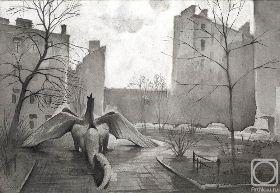 Eldeukov Oleg. The yard where the dragon lives