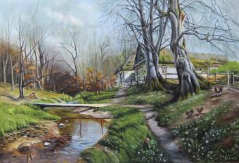 Manor by the river (Peter Painting). Gaponov Sergey