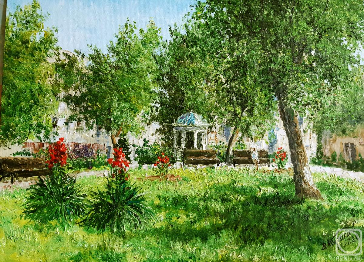 Konturiev Vaycheslav. Turgenev's courtyard on Ostozhenka
