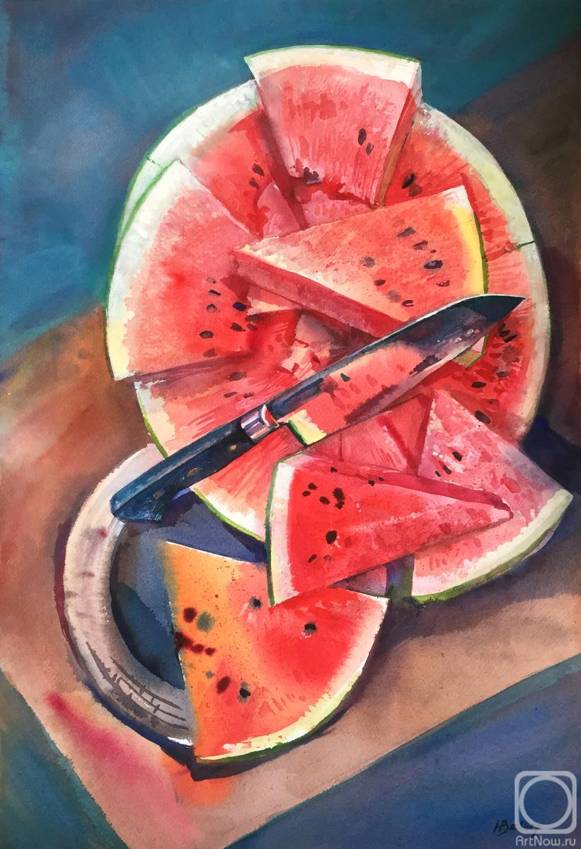 Veyner Nataliya. Still life with watermelon