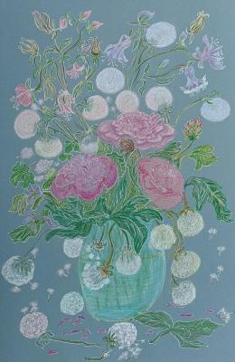 Bouquet of dandelions. Polovinina Nataliya