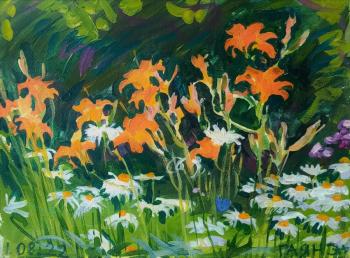 Lilies and daisies