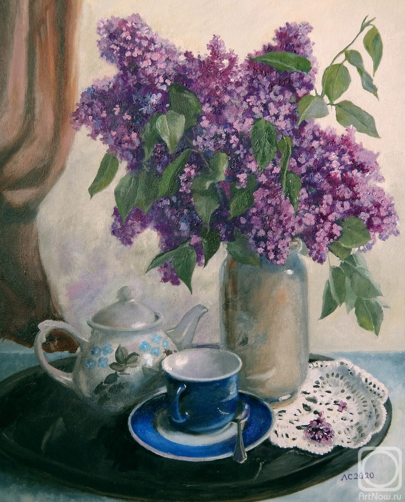 Soloviev Leonid. May tea