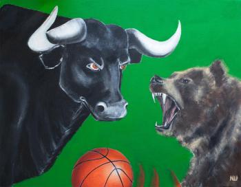 Bull and Bear (Finance). Mikhailo Nadia