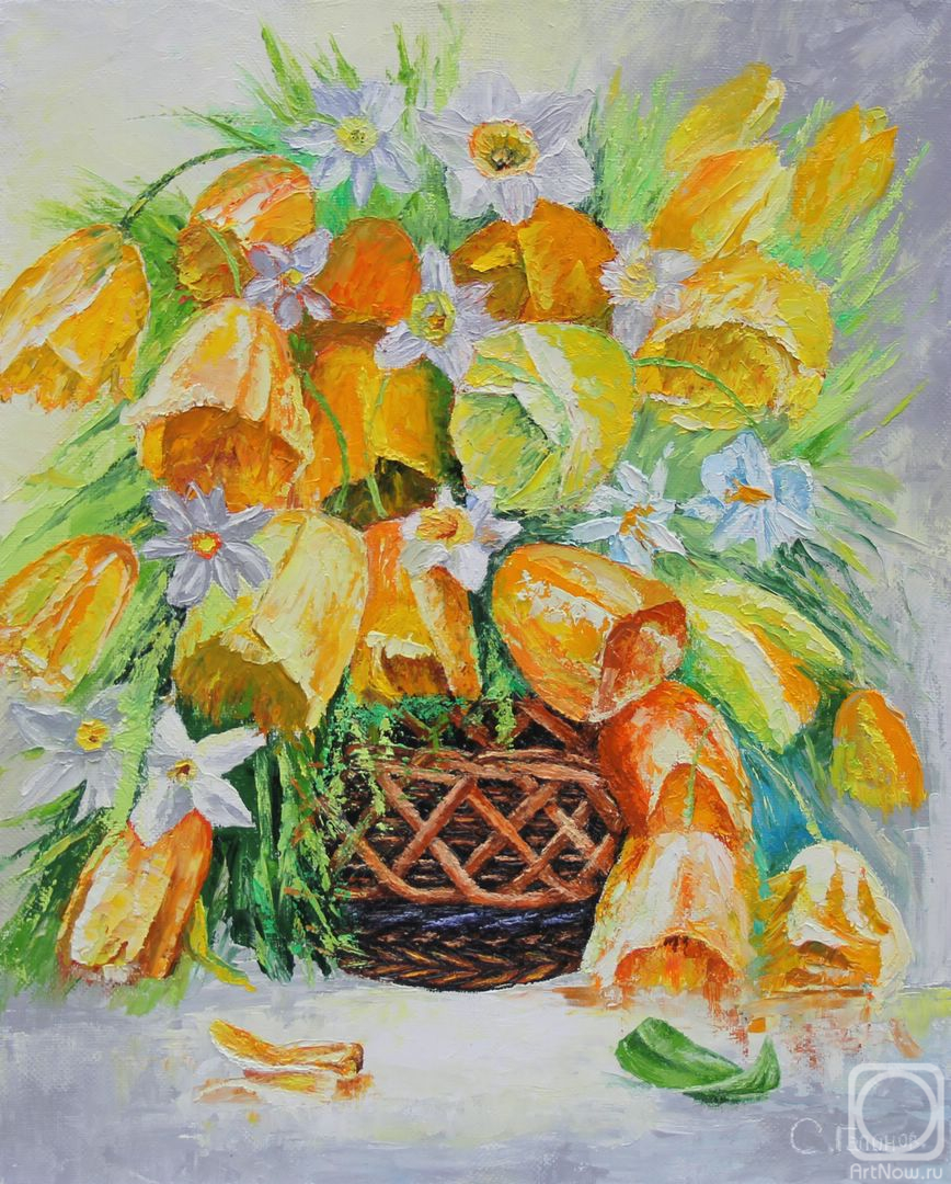 Gaponov Sergey. Yellow tulips