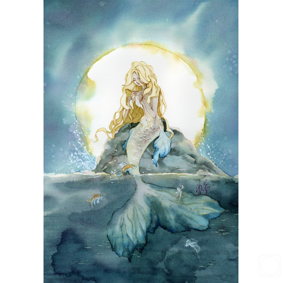 Evsyukova Yuliya. Golden-haired mermaid