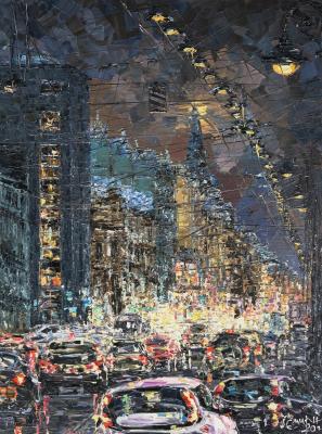 Evening on Liteiny Prospekt. Smirnov Sergey