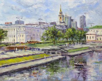 The main avenue. June weekdays (Painted Pictures Of Cities). Tyutina-Zaykova Ekaterina