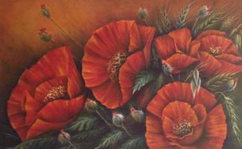 Poppies color