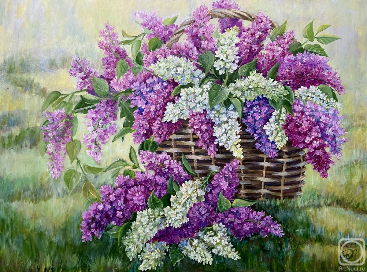 Harchenko Tamara. I love lilacs lush color