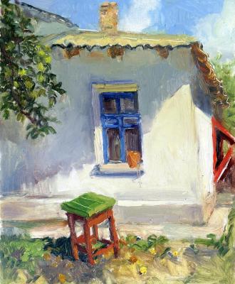THE COURTYARD OF MY CHILDHOOD (An Old Stool). Tsybulina Nelli