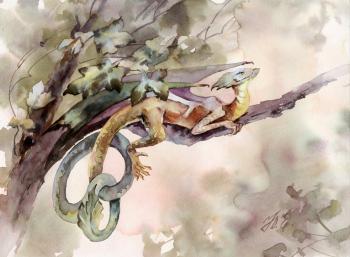 Guardian of the Silver Poplar (Dragon Artwork). Evsyukova Yuliya