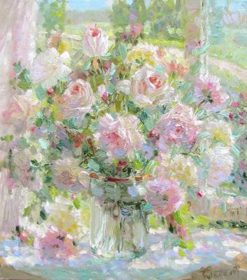 Sunny roses - bouquet of roses. Zundalev Viktor