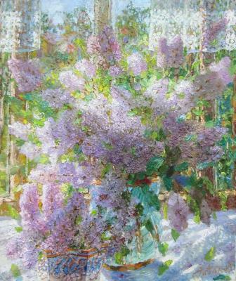 Lilac by the window. Zundalev Viktor