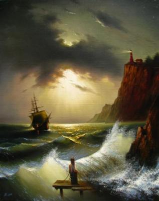 The ship is storm. Kovalchuk Aleksandr
