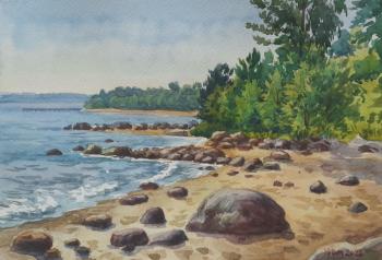 On the coast of the Gulf of Finland