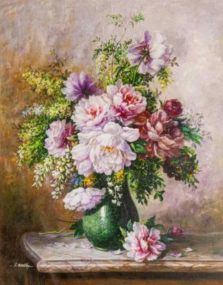 Bouquet of peonies (Bouquet In Aze). Kamskij Savelij