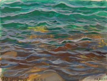 The Adriatic Waves, 20 Oct (Buy Watercolour). Dobrovolskaya Gayane
