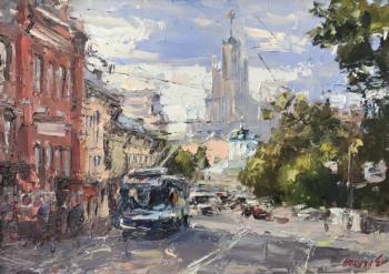 Nicoloyamskaya street (Types Of Moscow). Poluyan Yelena