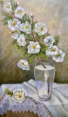 White wild rose. Harchenko Tamara