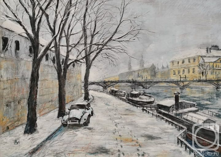 Kislov Vyacheslav. Winter in Paris